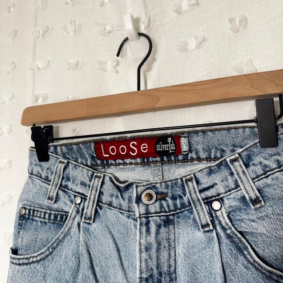 Silvertab Levi's Loose Jean Shorts Vintage mens - Picture 4 of 8